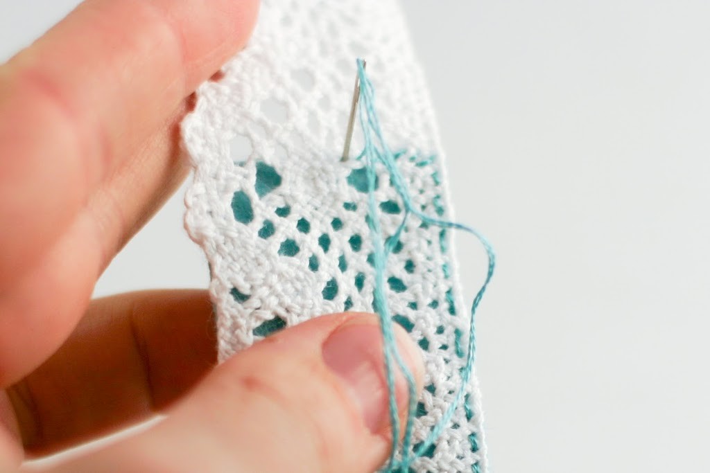 krajkova celenka postup 3